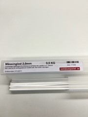 MÄSSINGLOD 2,0MM FLUSSBEL